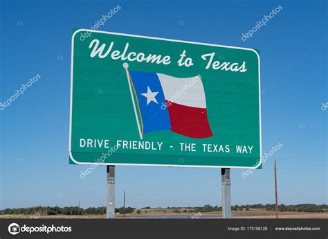 Welcome to Texas Sign Stock Photo by ©paulbradyphoto 175106128