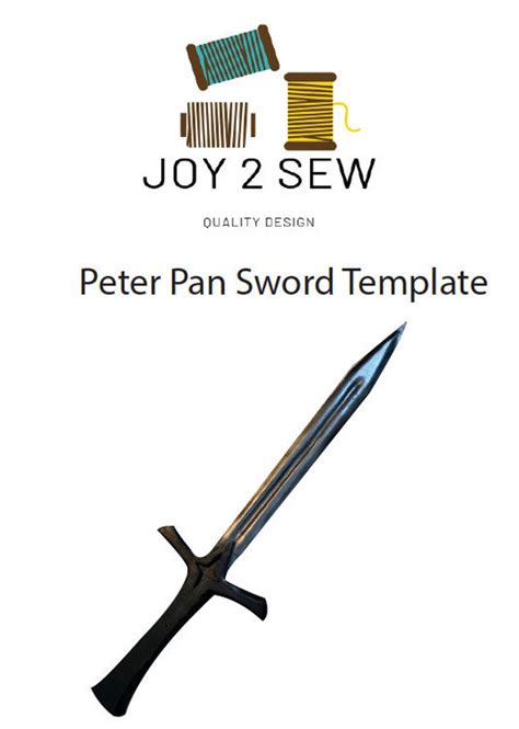 Classic Peter Pan sword design template | Etsy