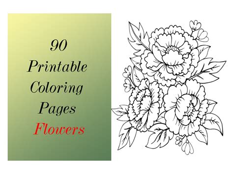 Printable Flower Coloring Pages For Girls