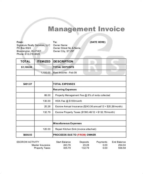 Small Business Invoice Template - 8+ Free Word, PDF Format Download