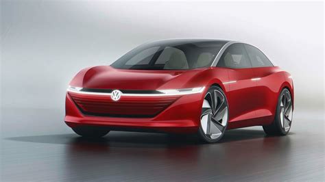 Volkswagen ID Vizzion concept for all-electric sedan by 2022 debuts in Geneva