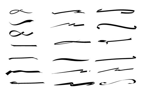 Pen Underline Vector Art, Icons, and Graphics for Free Download