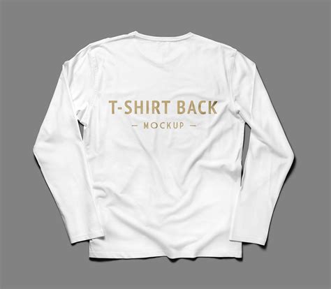 Free Long Sleeve T-Shirt Mockup (PSD)