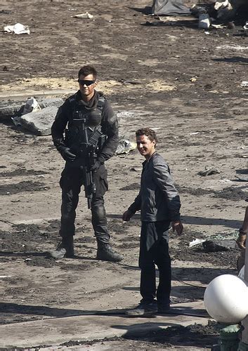 Josh & Shia on set Transformers 3 - Josh Duhamel Photo (14388025) - Fanpop