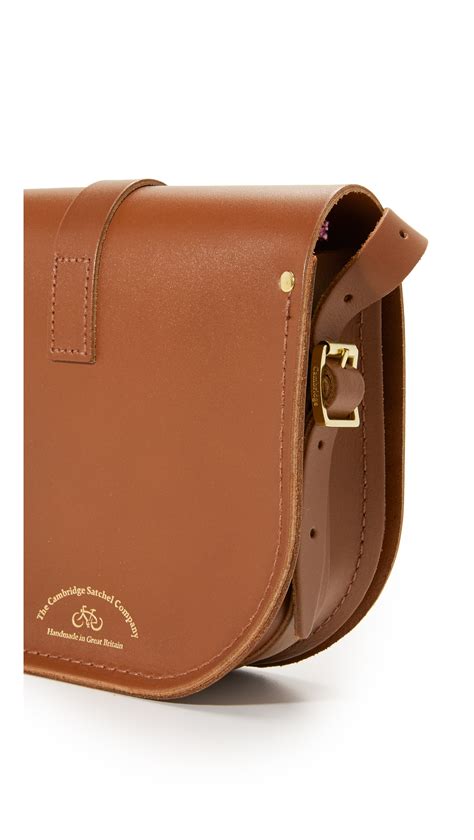 Cambridge Satchel Company Leather Saddle Bag in Vintage (Brown) - Lyst