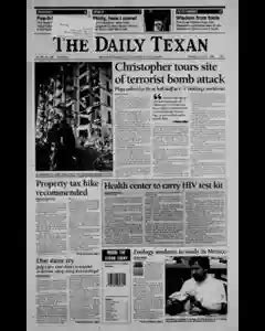 Austin Daily Texan Newspaper Archives, Jun 27, 1996, p. 1