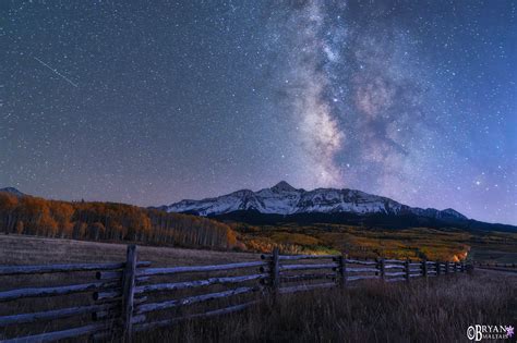 Milky Wilson-Photo print of Milky Way above Wilson Peak, Telluride