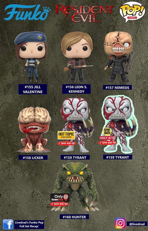 Funko Pops Resident Evil | Funko pop horror