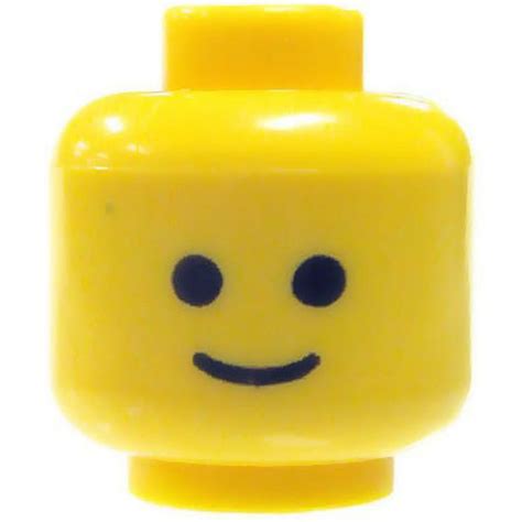 LEGO Basic Smile Minifigure Head [Yellow] [No Packaging] - Walmart.com ...