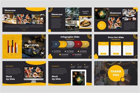 Cozzie - Restaurant Google Slides Template By StringLabs | TheHungryJPEG