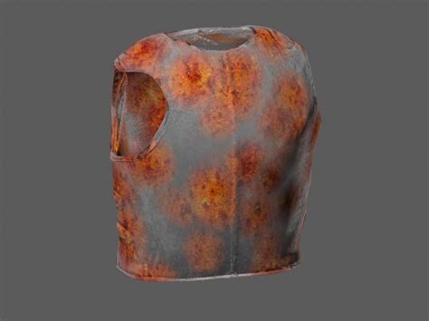 3D iron body armor model - TurboSquid 1275082