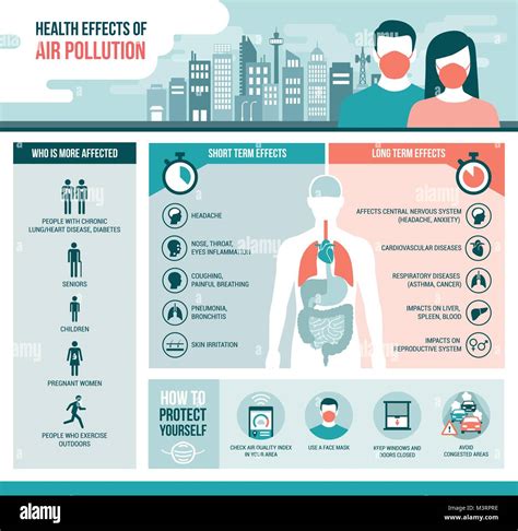 Infographic On Air Pollution And Its Impact On Human Body Air Pollution ...