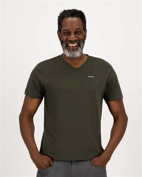 K-Way Elements Men's V-neck Cotton T-shirt | Cape Union Mart