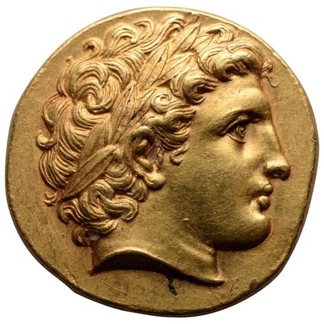 Superb Ancient Greek Gold Coin of King Philip II of Macedon, 323 BC For Sale at 1stdibs