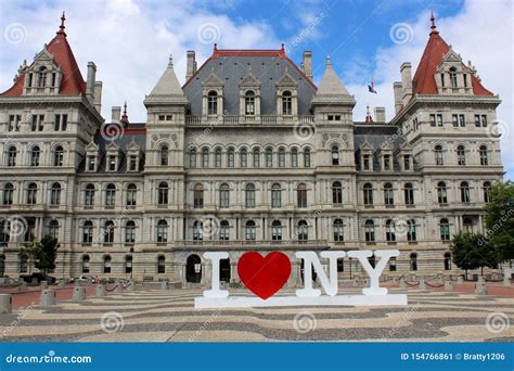 Stunning Detail in Architecture of New York State Capitol Building, Albany, New York, 2019 ...