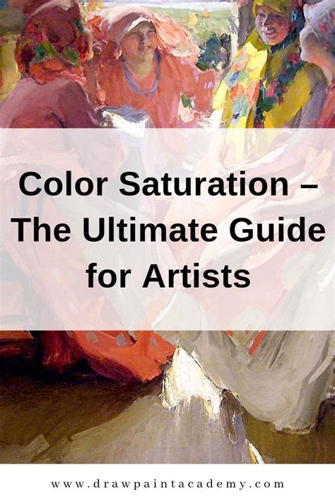 the ultimate guide to color saturation for artists