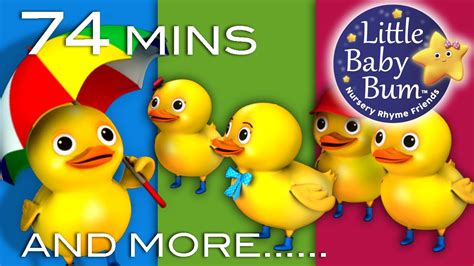 Five Little Ducks | Learn with Little Baby Bum | Nursery Rhymes for Babies | ABCs and 123s | 太陽 ...