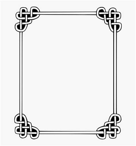 Free Celtic Frame - Celtic Border PNG Image | Transparent PNG Free ...