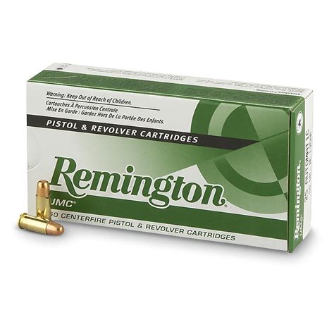 Remington, UMC, .25 ACP (6.35mm), MC, 50 Grain, 50 Rounds - 6087, .25 ACP Ammo at Sportsman's Guide