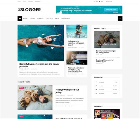 The Blogger Template + Professional Installation | Premium ThemeXpose