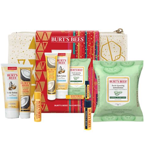 ($28 Value) Burt's Bees Skin Care Favorites Holiday Gift Set, 5 ...