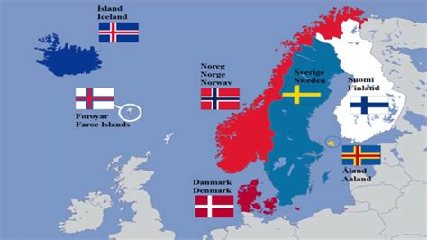 Difference between Nordic and Scandinavian countries - Norway, Sweden, Denmark, Finland, Iceland ...