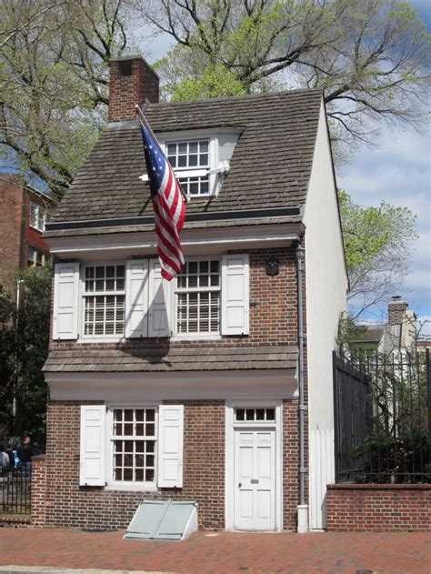 Betsy Ross house. Neat. Used to be free but now they charge. Still worth the trip. Allegedly, it ...