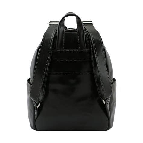 Black Leather Backpacks for women Made in Italy | Fantini Pelletteria