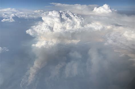 Landsat Image Gallery - Flying through a Fire Cloud