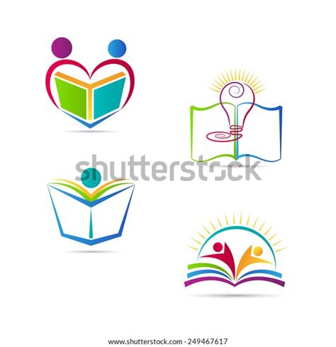 Education Book Logo Vector Design Represents Stock Vector (Royalty Free) 249467617