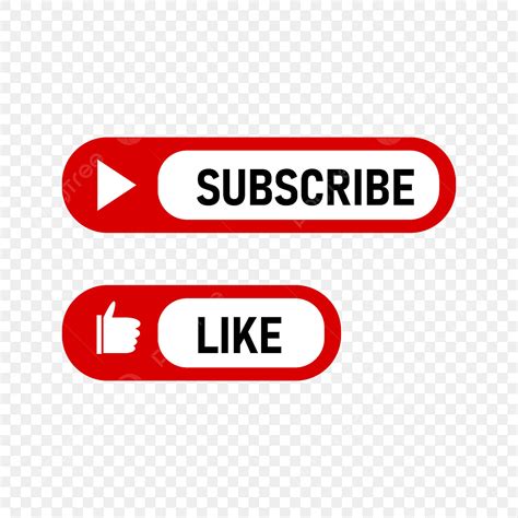 Youtube Like Subscribe Vector PNG Images, Youtube Like And Subscribe Button, Subscribe Yt, Likes ...