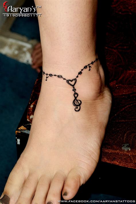 Yet‬ ‪#‎Simple‬ #Yet ‪#‎Creative‬ ‪#‎Small‬ ‪#‎Anklet‬ ‪#‎Tattoo ...