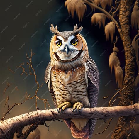 Premium AI Image | an owl