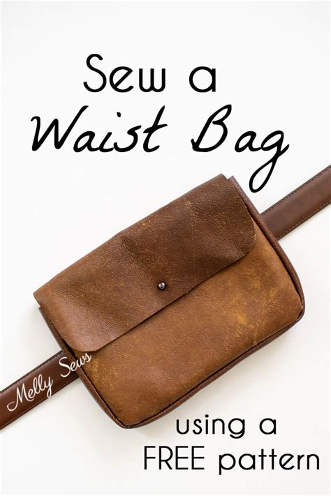 DIY Waist Bag - Belt Bag Tutorial - Melly Sews