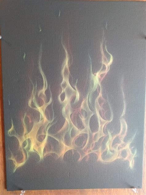 First time doing flames : r/airbrush