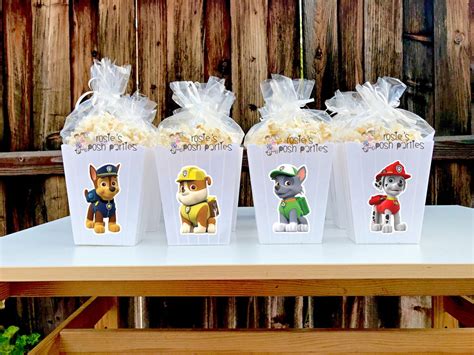 Paw Patrol Theme Paw Patrol Party Favors Paw Patrol | Etsy