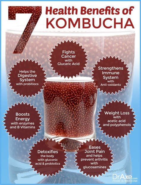 7 Health Benefits of Kombucha (w/ chia) http://draxe.com/7-reasons ...