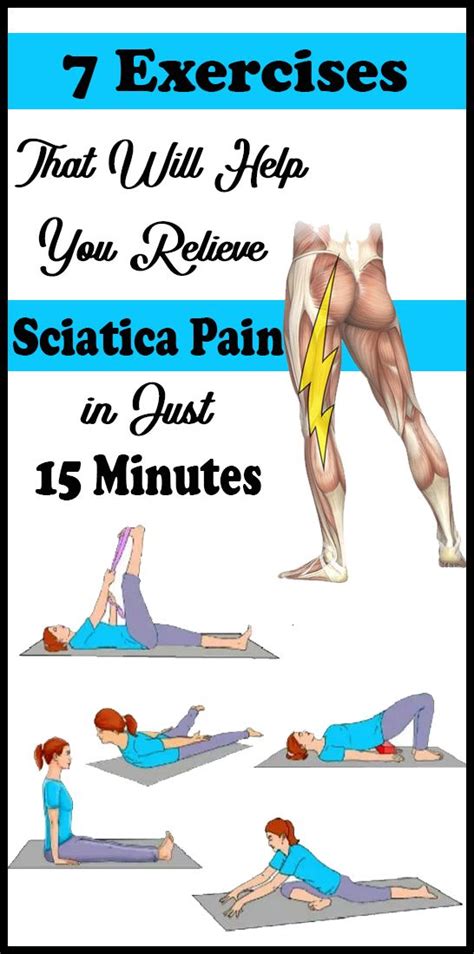 Pain Relief: 7 Exercises That Will Help You Relieve Sciatica Pain in Just 15 Minutes