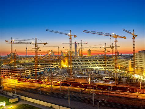 Liebherr Tower Cranes Handle Steel on the Austria Campus ⋆ Crane ...