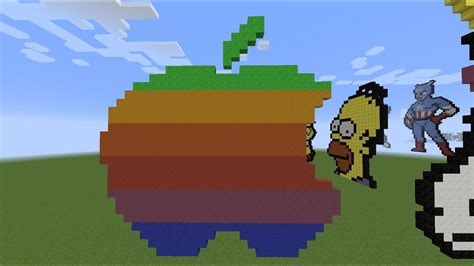 Apple Logo Pixel Art