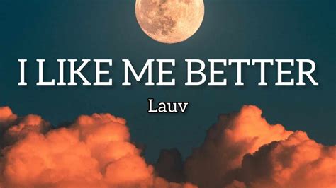 Lauv - I Like Me Better (Musik Lyrics) - YouTube