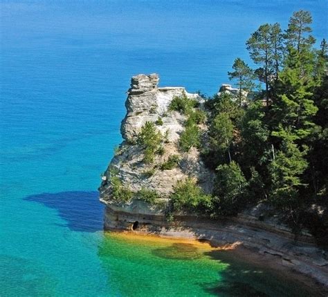 The Upper Peninsula of MICHIGAN is a top attraction for a spring road ...