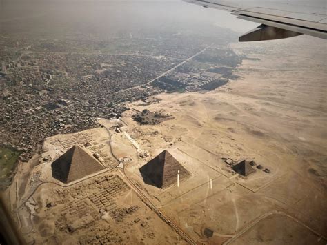 Aerial photography of pyramids of Egypt #outdoors #nature #sky #weather #hiking #camping #world ...