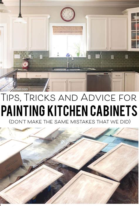 Tips and Tricks for Painting Kitchen Cabinets - Polka Dot Chair