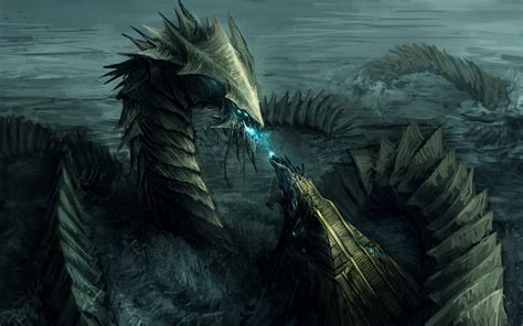 Giant Sea Monster Fantasy - 1680x1050 Wallpaper - teahub.io