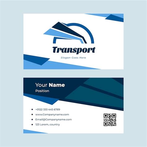 Transport Business Cards Images - Free Download on Freepik