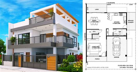 50+ House design two storey with roof deck ideas in 2021