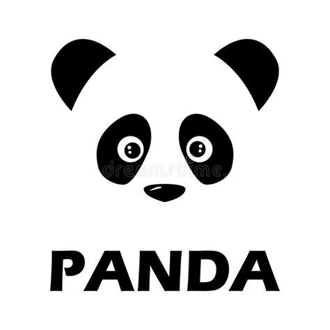 Panda sign stock vector. Illustration of beast, east - 60345372