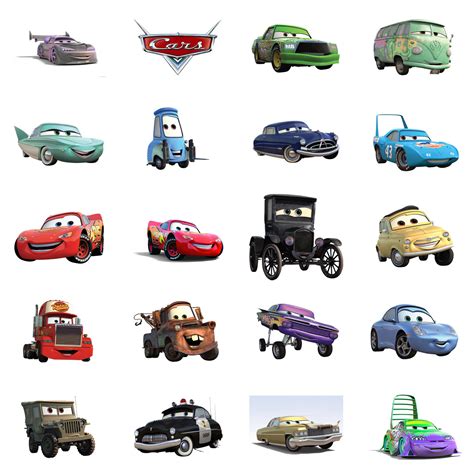 Disney Cars characters, iron on T shirt transfer. Choose image and size ...