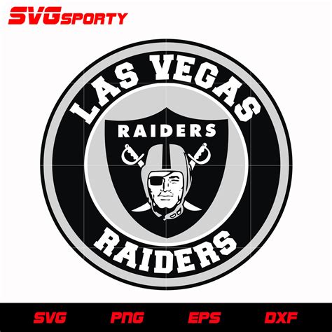 Las Vegas Raiders Circle Logo svg, nfl svg, eps, dxf, png, digital fil – SVG Sporty